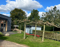 Herbstaktion im Kindergarten 'An der Windmühle 'Platanenschneiden und Neuanpflanzung'