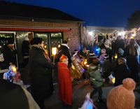 Lichterfest zu St. Martin im Kindergarten An der Windmühle: Die Geschichte von St. Martin
