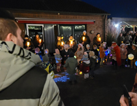 Lichterfest zu St. Martin im Kindergarten An der Windmühle Aufführung der Kindergartenkinder