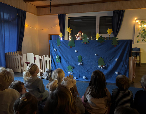 Nikolaus im Kindergarten An der Windmühle: Handpuppenspiel